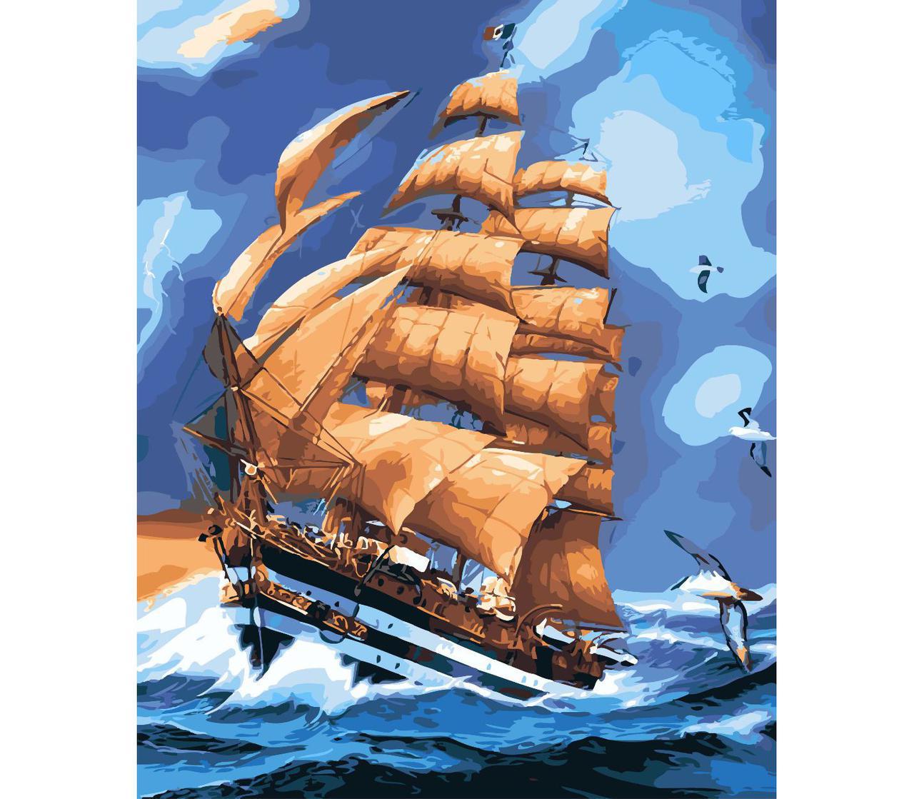 Картина за номерами Ідейка Під час грози 40x50 см (skl-КНО2712)