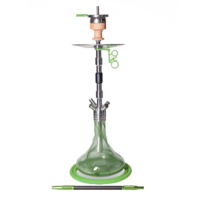 Кальян AMY Deluxe SS06 Dark Steel Basic Зеленый (1371714333)