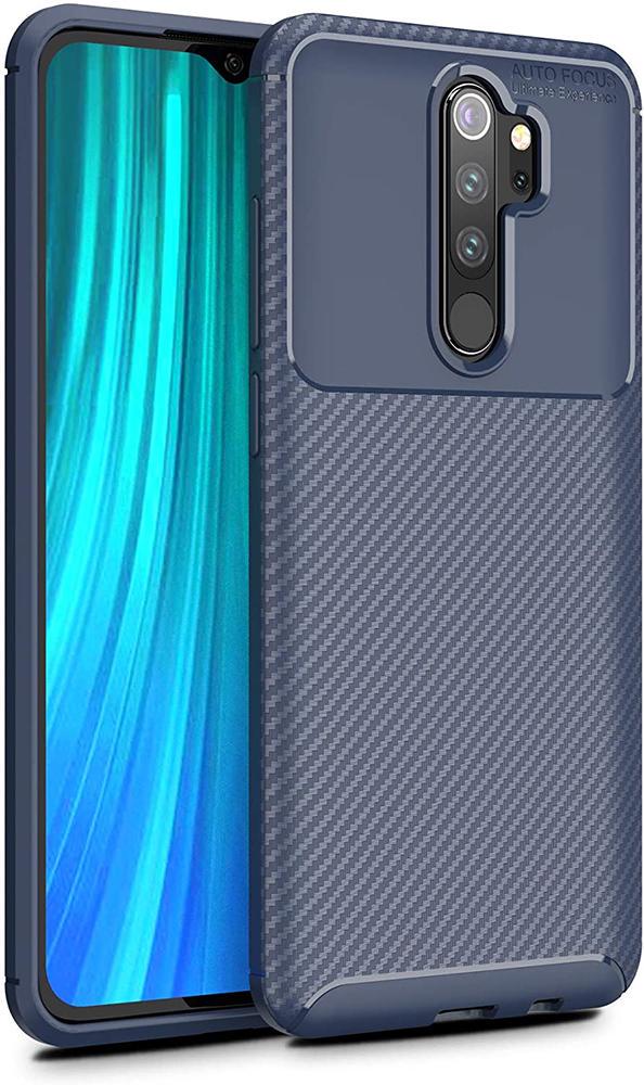 Чехол накладка Auto Focus Carbon для Xiaomi Redmi Note 8 Pro Blue (20074-28) Чехол накладка Auto Focus Carbon для Xiaomi Redmi Note 8 Pro Blue (20074-28)