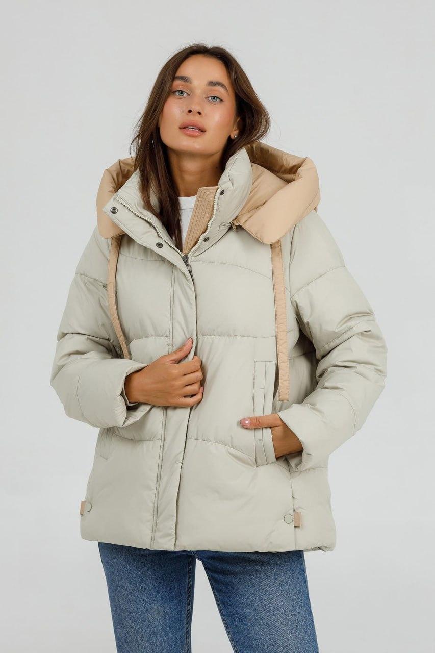 Куртка-зефірка DL-817b р. 46 Фісташковий