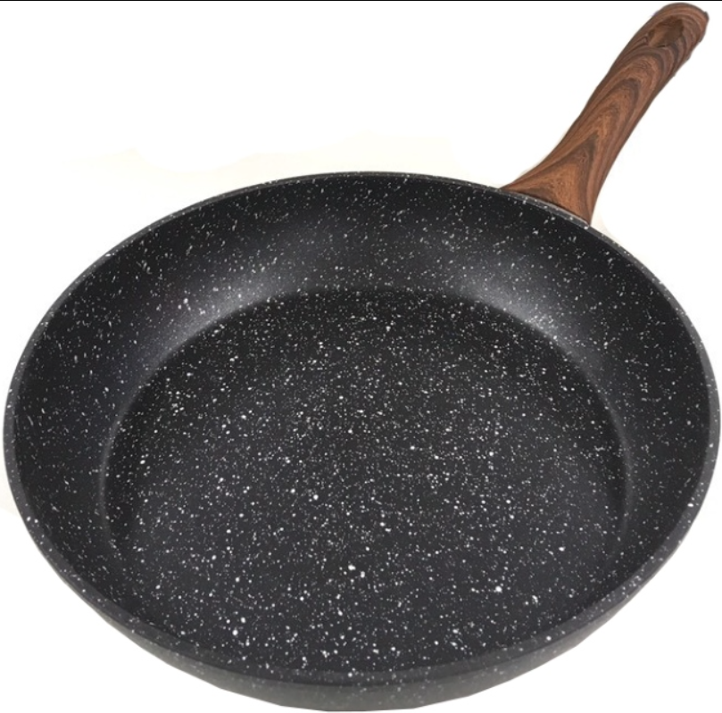 Сковорода Benson BN-525 з мармуровим антипригарним покриттям 26 см (BSK-000017)