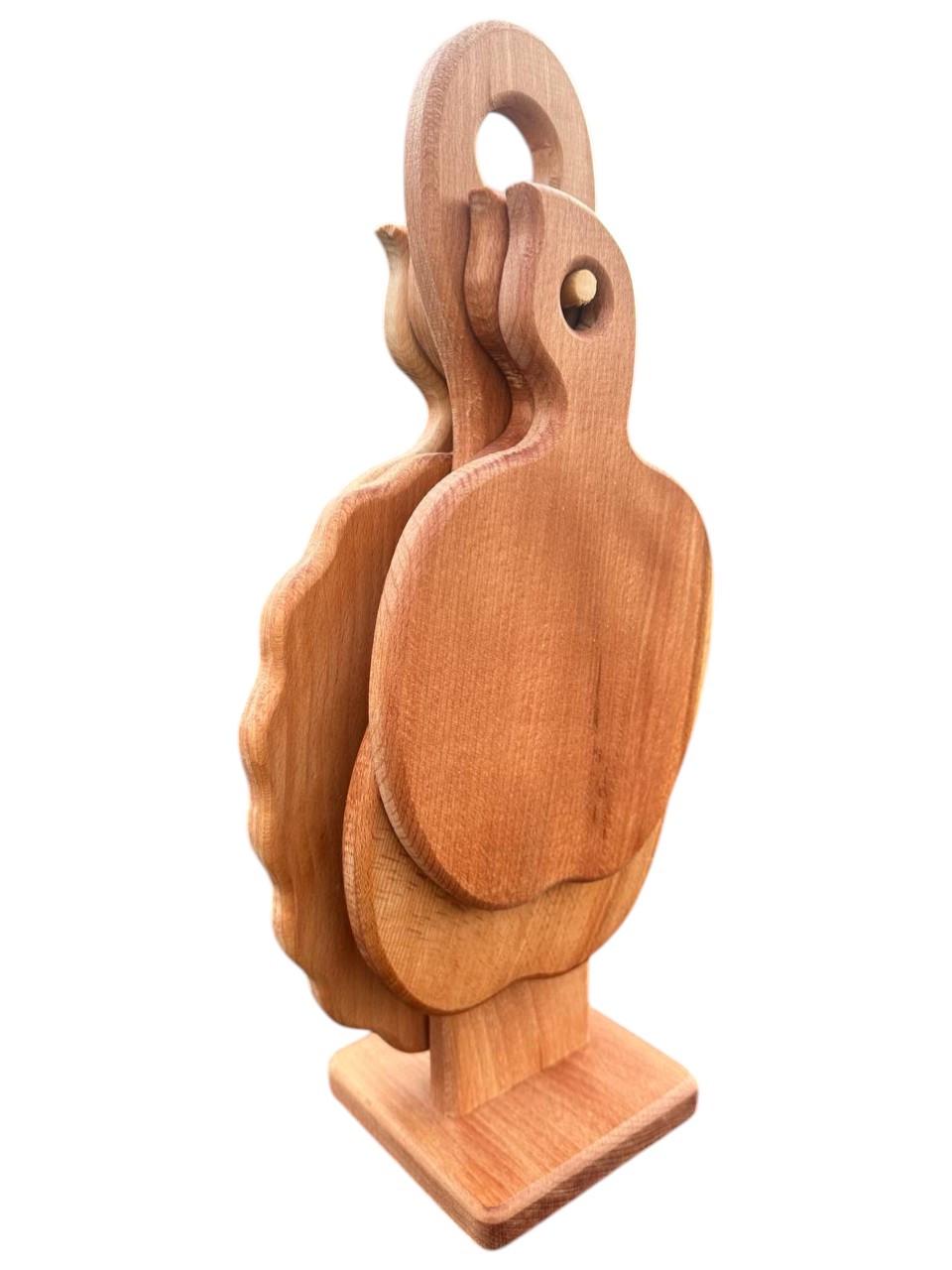 Набір дощечок для нарізки Фрукті 4в1 (2483307175) - фото 2 Набір дощечок для нарізки Фрукті 4в1 (2483307175) - фото 2