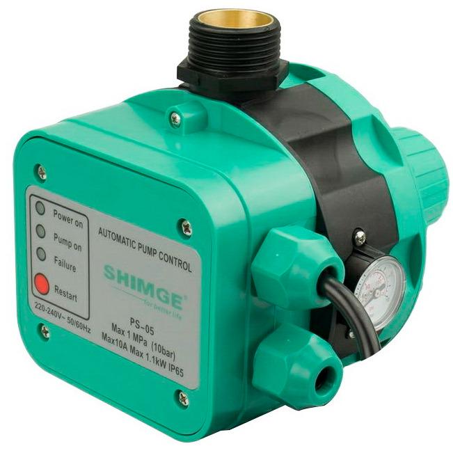 Контроллер давления для насоса SHIMGE PS-05 1,1 кВт 1" (127184) Контроллер давления для насоса SHIMGE PS-05 1,1 кВт 1" (127184)