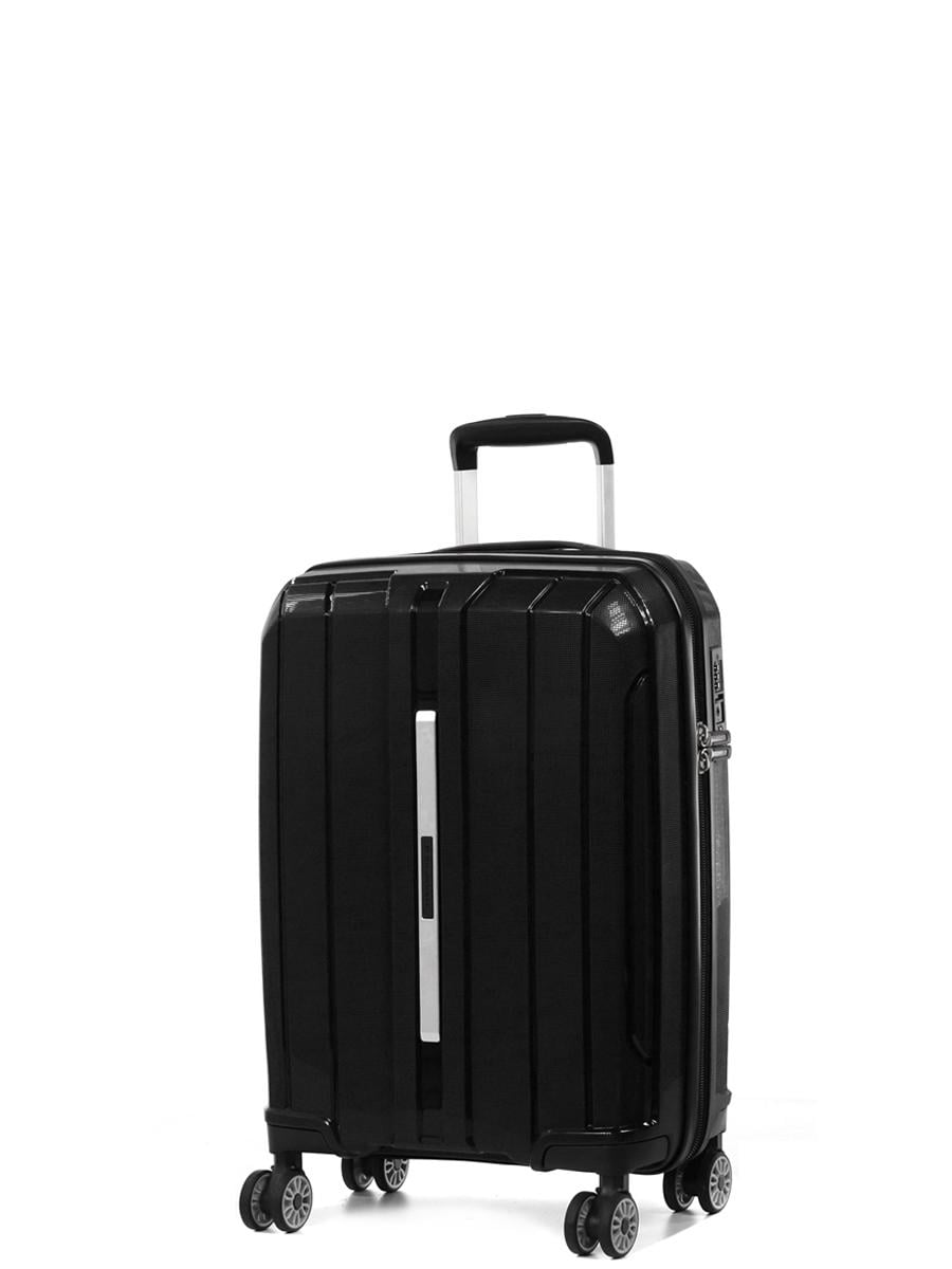 Чемодан малый под ручную кладь Snowball Cologn 83803 34 л 55x37x20 см Черный