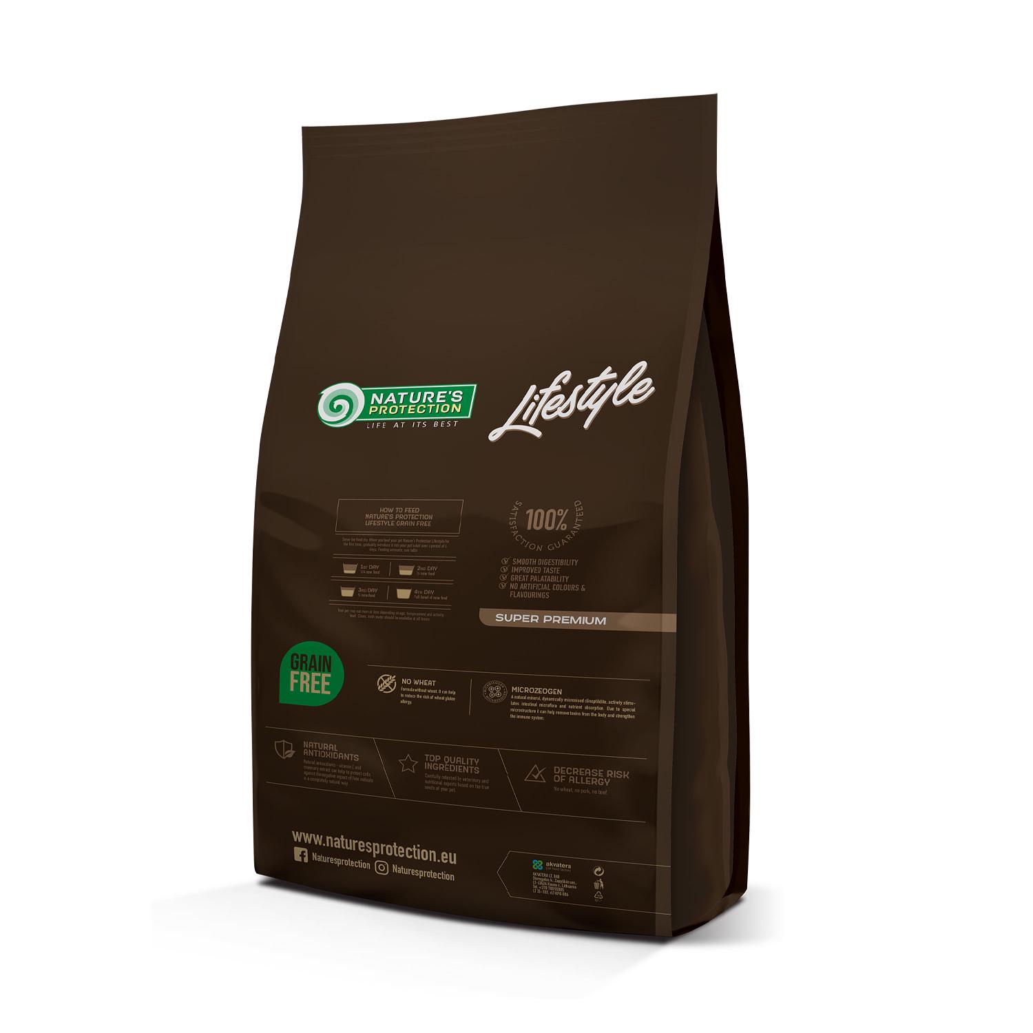 Сухой корм Lifestyle Grain Free Lamb All Breeds с ягнятиной для взрослых собак всех пород 10 кг - фото 2 Сухой корм Lifestyle Grain Free Lamb All Breeds с ягнятиной для взрослых собак всех пород 10 кг - фото 2