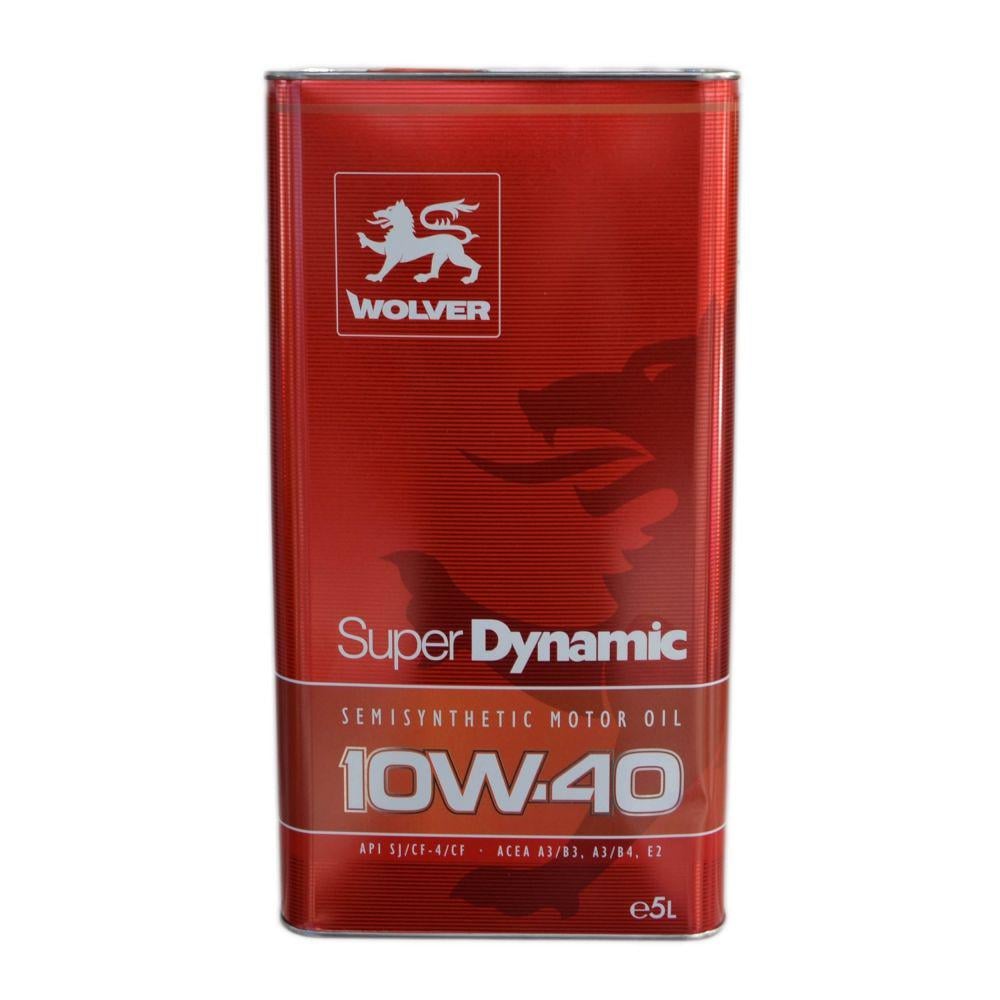 Моторне мастило автомобільне Wolver Super Dynamic 10W-40 5 л (22028)