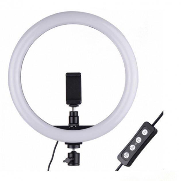 ᐉ Кільцева лампа MJ30 LED RGB 30 см із штативом 2 м (ftlx-663) • Краща .
