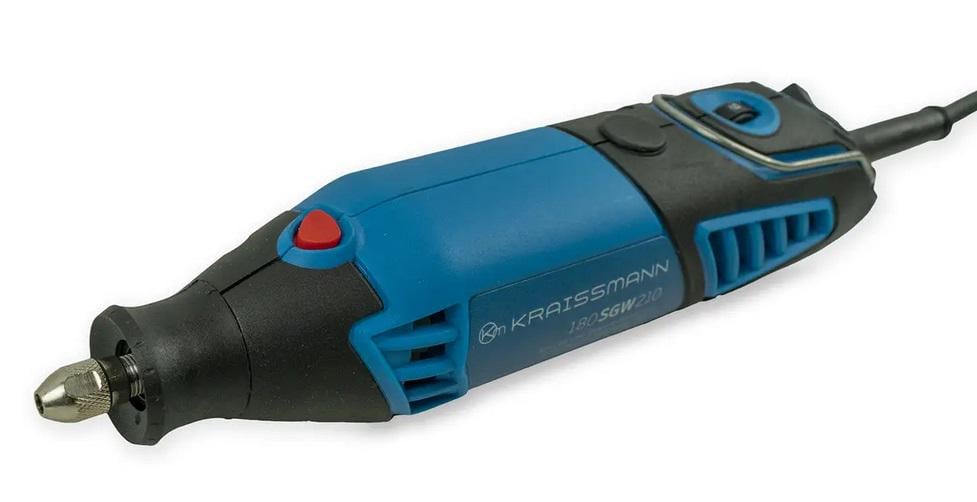 Гравер KRAISSMANN 180 SGW 210 гнучкий вал/кейс/насадки (1506764648) - фото 2 Гравер KRAISSMANN 180 SGW 210 гнучкий вал/кейс/насадки (1506764648) - фото 2