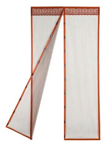 Сетка москитная на двери Magic Mesh антимоскитная шторка на магнитах 210х100 см Коричневый - фото 4 Сетка москитная на двери Magic Mesh антимоскитная шторка на магнитах 210х100 см Коричневый - фото 4