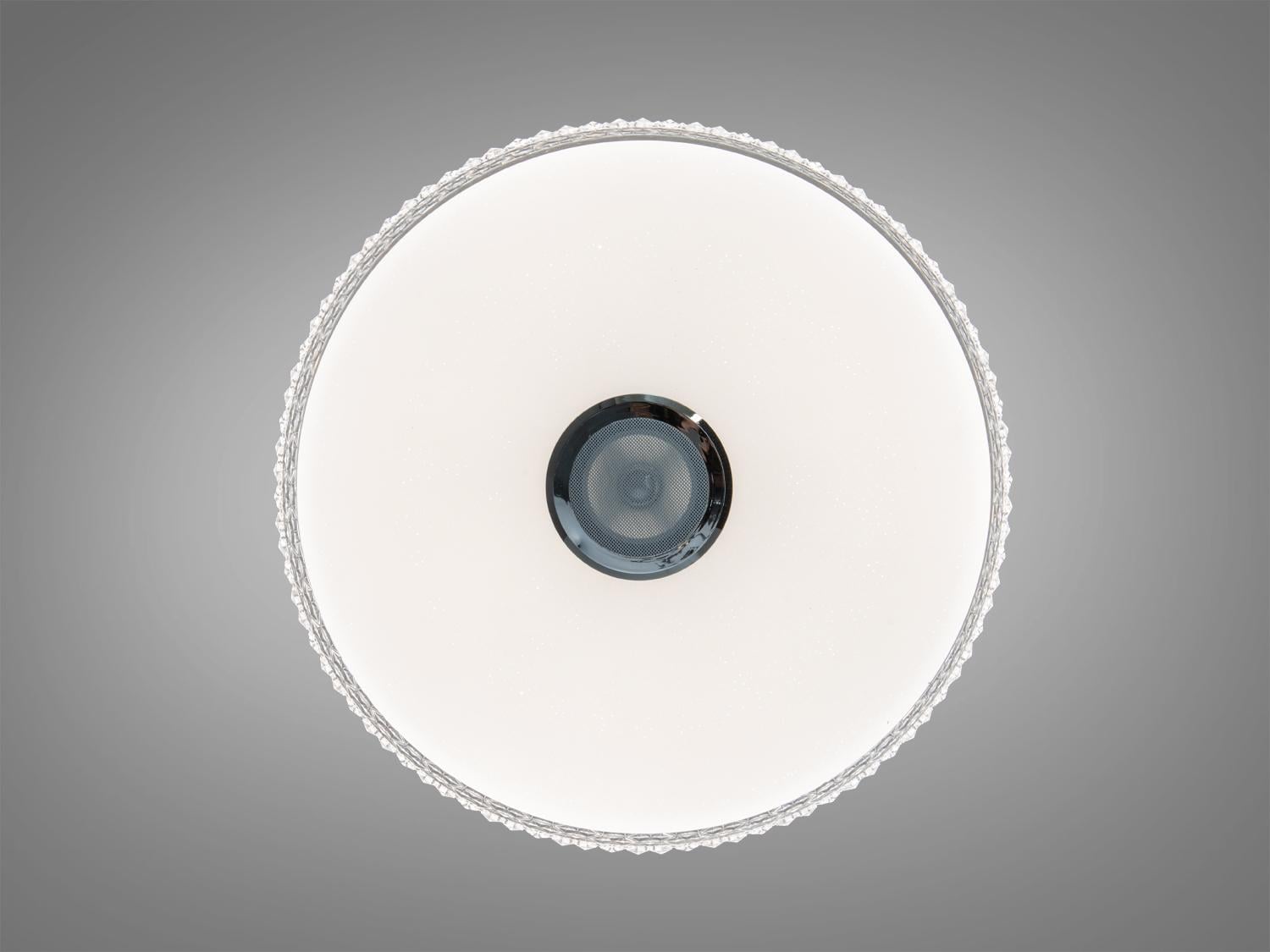 Люстра смарт LED RGB/MP3/TUYA/пульт 80 Вт Белый (DB-8304/500RGB+MP3+TUYA)