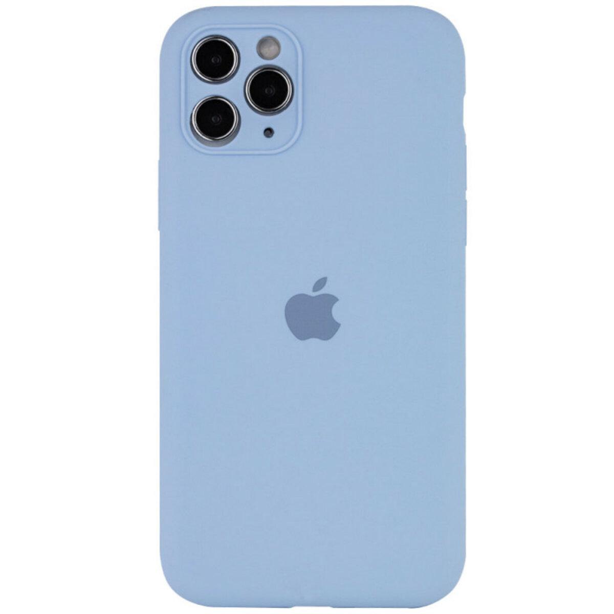 Протиударний чохол для Apple iPhone 12 Pro Silicone Full Case AA Camera Protect / Cornflower