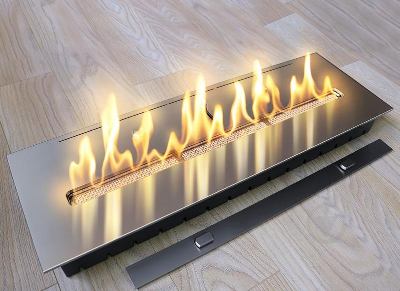 Механический биокамин, камин на биотопливе Gloss Fire Катмай 750