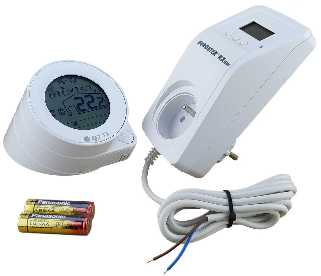 Програматор температури Euroster Q7TXRXGW безпровідний тижневий (28414530) - фото 2