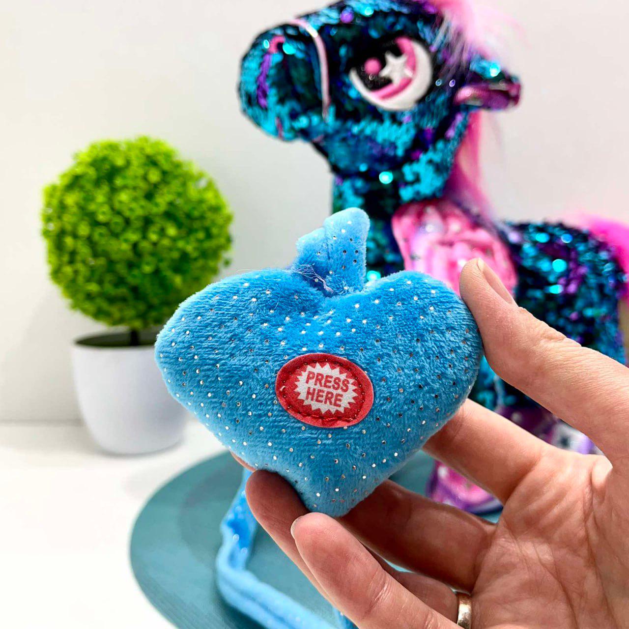 М'яка іграшка інтерактивна Казкова конячка-єдиноріг/повідець/звук/світло Зелений (M 6202 I UA) - фото 11