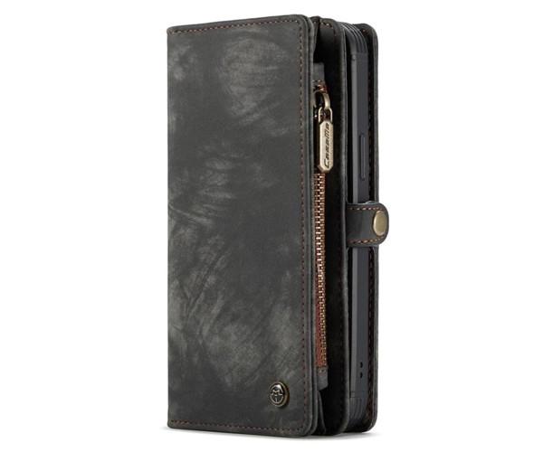Чехол-кошелек CaseMe Retro Leather для iPhone 12 Pro Max, Black