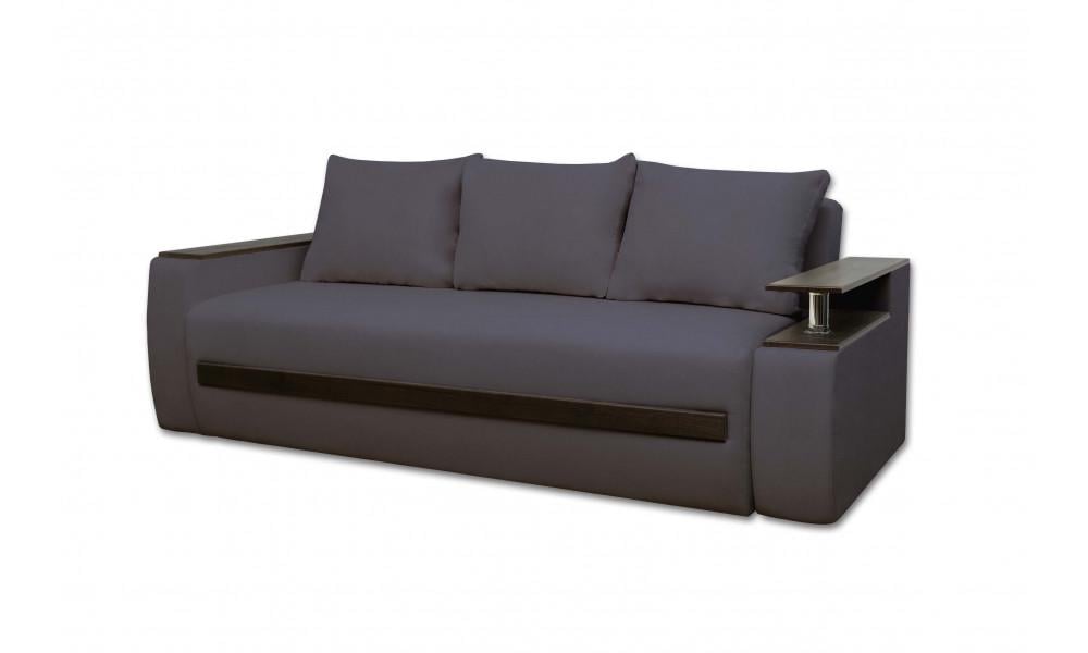 Диван ортопедичний Garnitur.plus Граф Преміум 95х250х100 см Сірий (DP-1001-4)