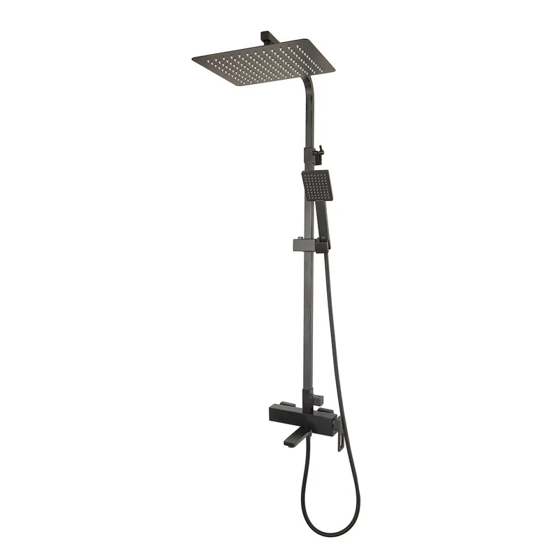 Душевая колонна со смесителем KOER KB-56009-05 Черный (KR3507)