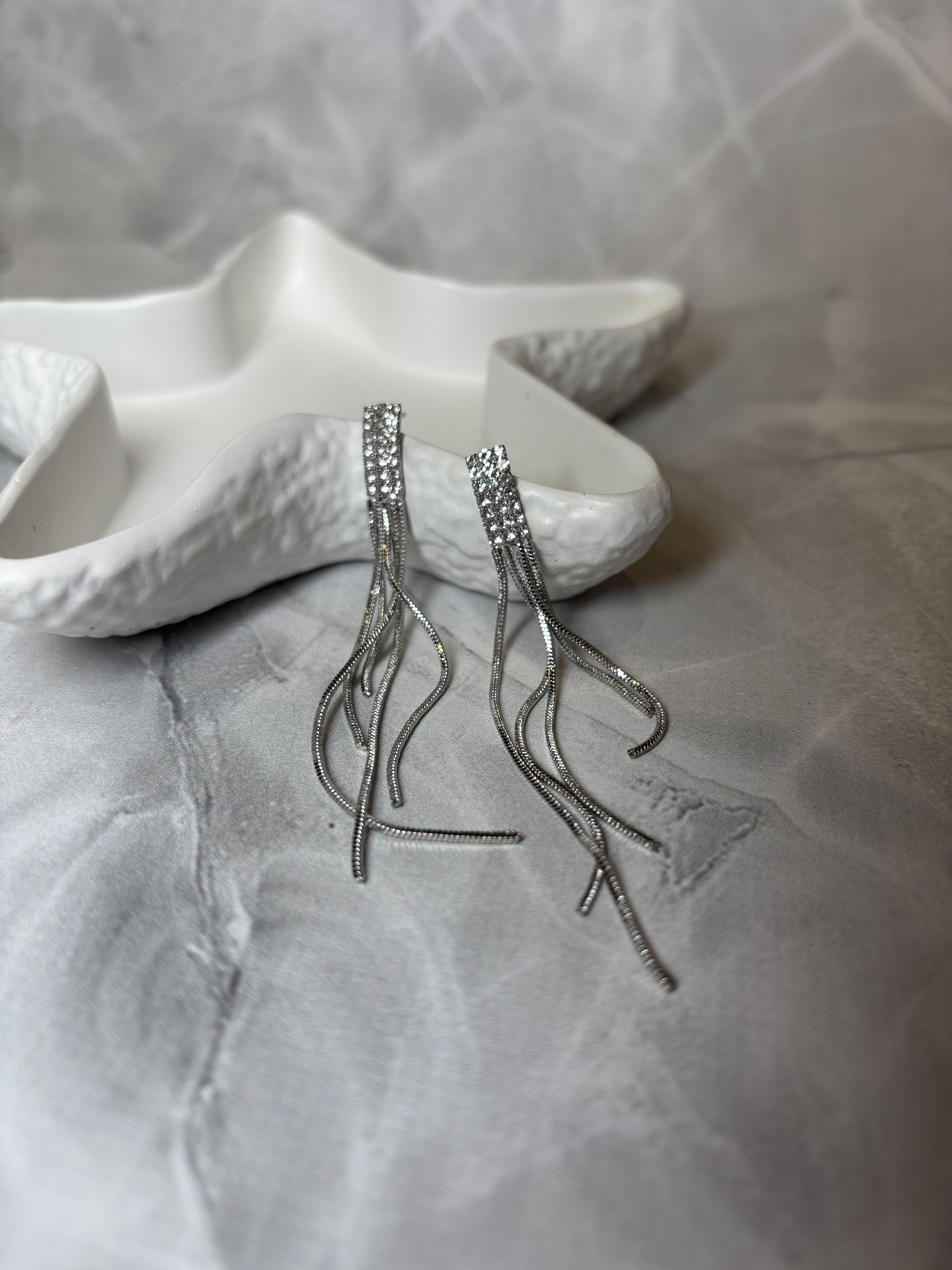 Серьги Mirshine Web Silver (27432445)