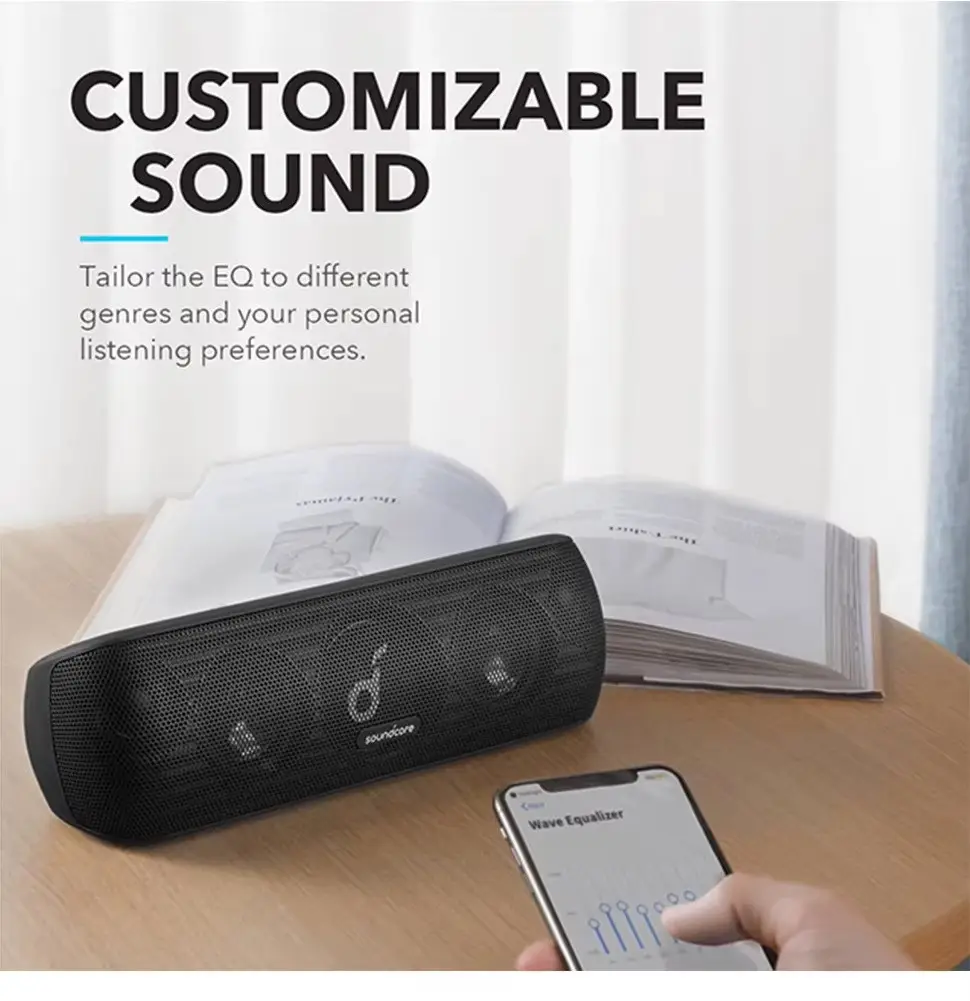 Портативная колонка Anker SoundCore MotionPlus Bluetooth 30W 6700 mAh IPX7 - фото 5 Портативная колонка Anker SoundCore MotionPlus Bluetooth 30W 6700 mAh IPX7 - фото 5