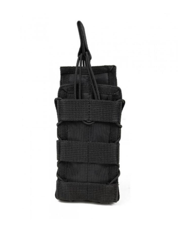 Подсумок под АК/РПК одинарный открытый Черный Подсумок под АК/РПК одинарный открытый Черный