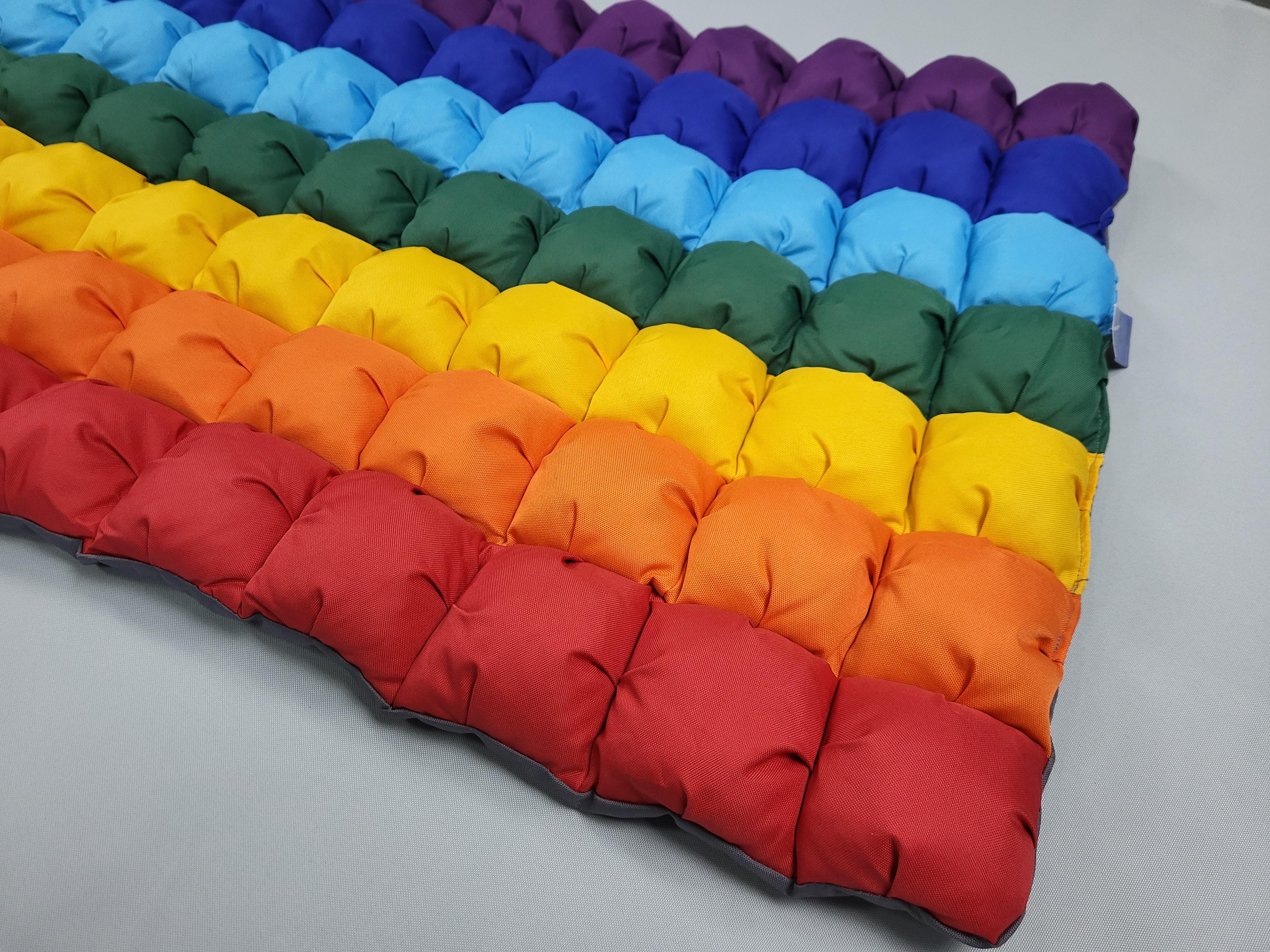 Коврик-матрас Бон-Бон Радуга 140х70 см (1369346532) - фото 2 Коврик-матрас Бон-Бон Радуга 140х70 см (1369346532) - фото 2