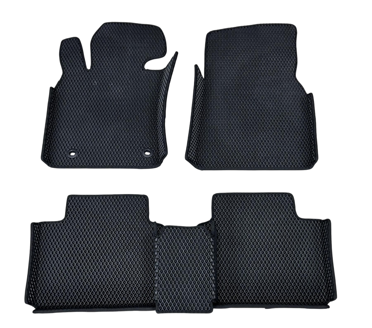 Коврики EVA с бортиками в салон для Toyota Camry 70 2018+ гг. Черный (1984984819)