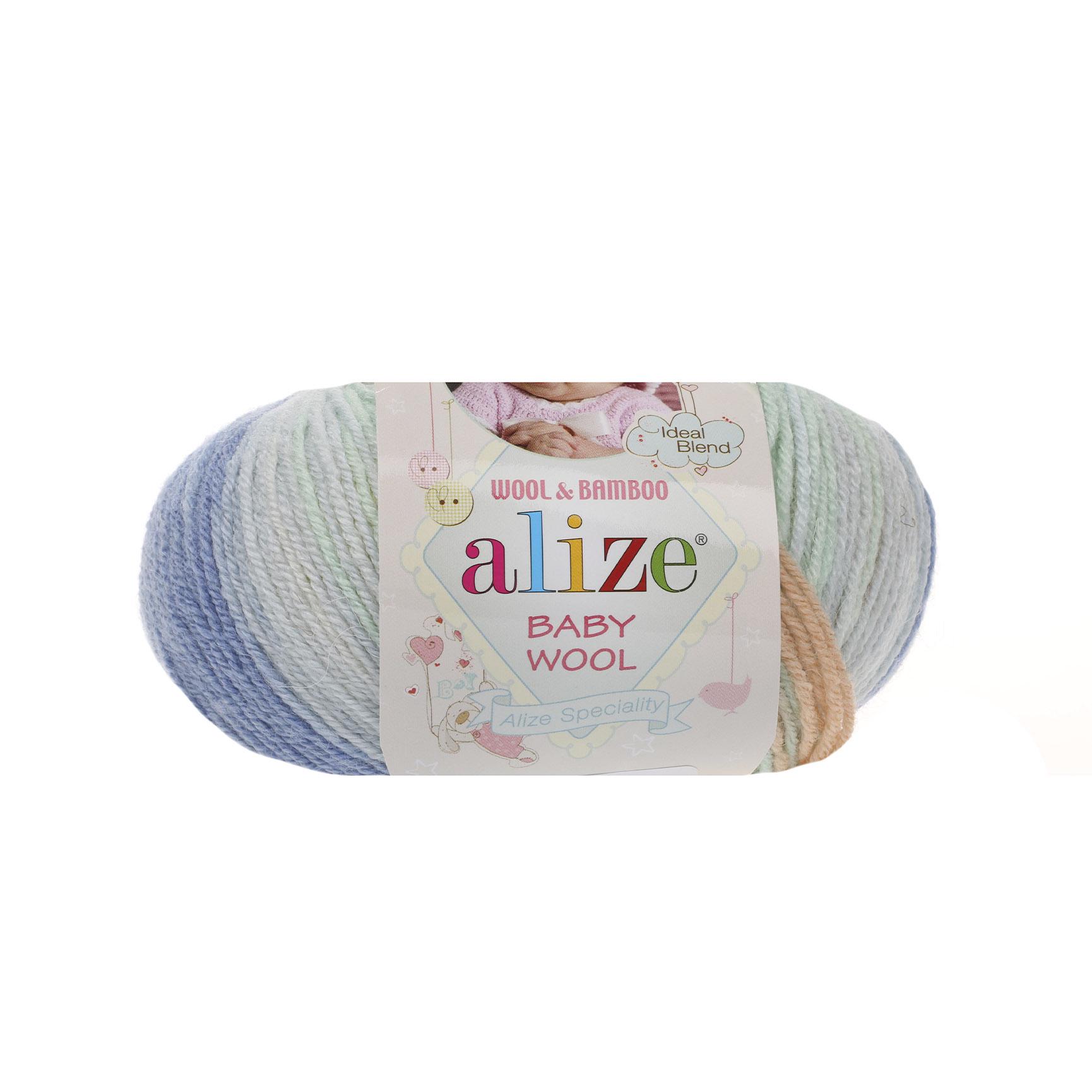 Пряжа Alize Baby Wool Batik 6539