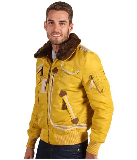 Бомбер Alpha Industries Injector M Yellow (MJI38016C1YM) - фото 9