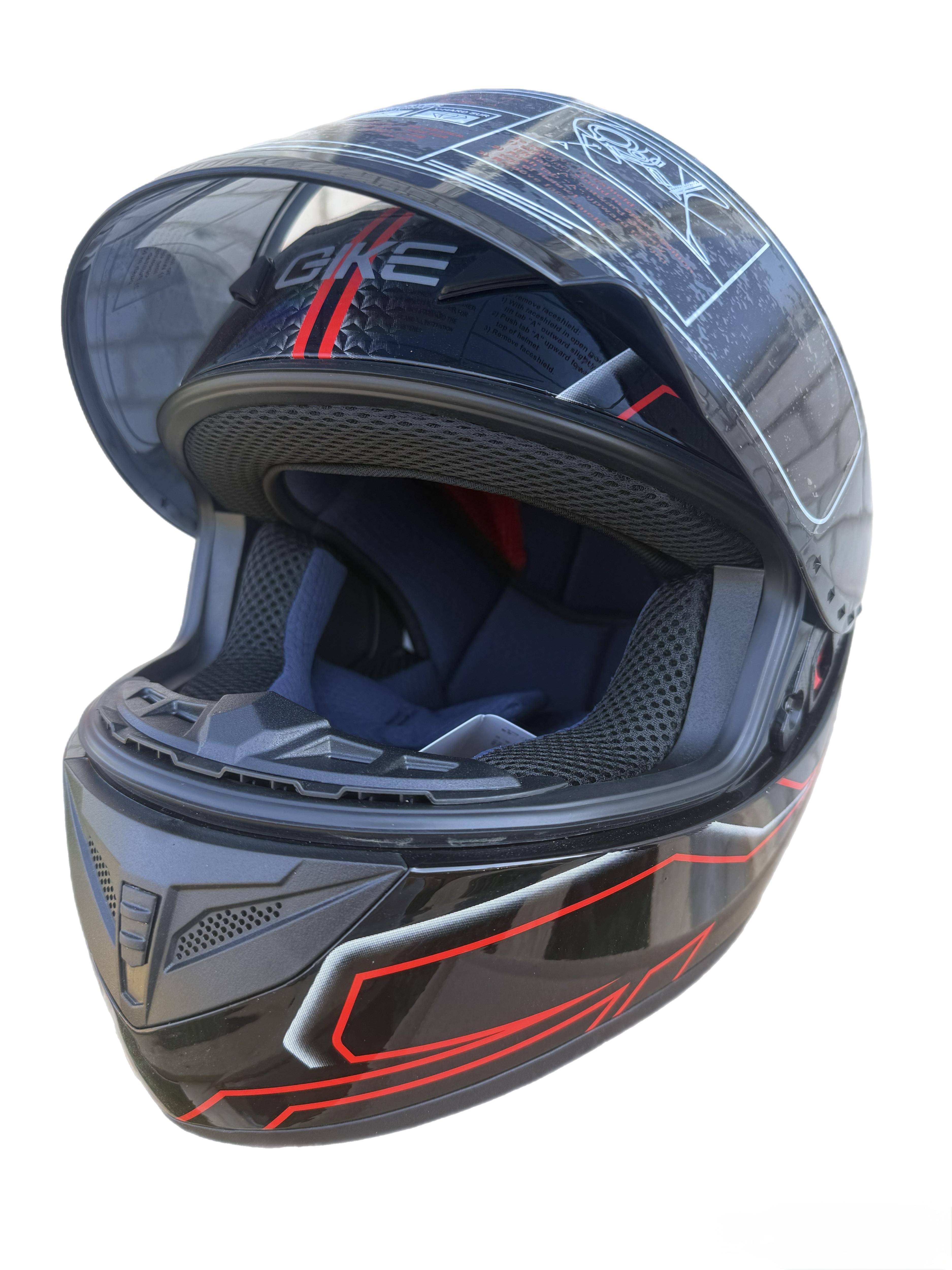 Мотошлем интеграл Gike 2 S Red (0001) Мотошлем интеграл Gike 2 S Red (0001)