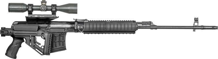 Приклад з адаптером приклада FAB Defense М4 для СВД - фото 4 Приклад з адаптером приклада FAB Defense М4 для СВД - фото 4