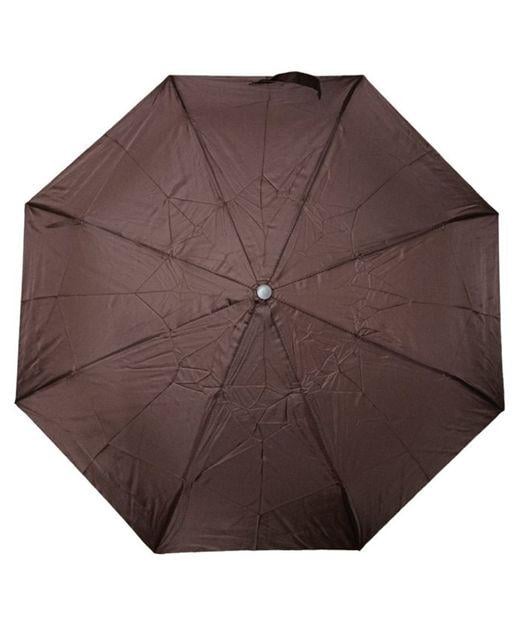 Зонт полуавтомат женский на 8 спиц Коричневый (PL001) Зонт полуавтомат женский на 8 спиц Коричневый (PL001)