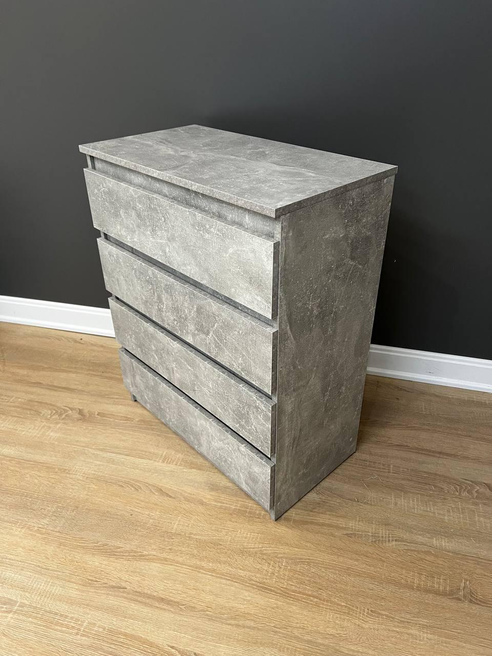 Комод Кватро 4 шухляди 700х860х380 мм Бетон - фото 5 Комод Кватро 4 шухляди 700х860х380 мм Бетон - фото 5