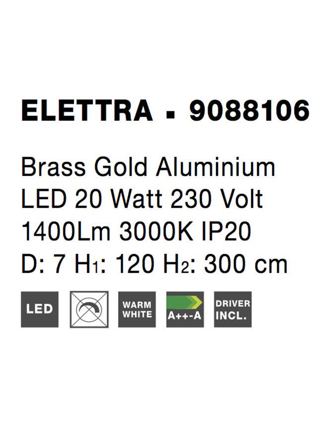 Подвес Nova Luce Elettra (9088106) - фото 8