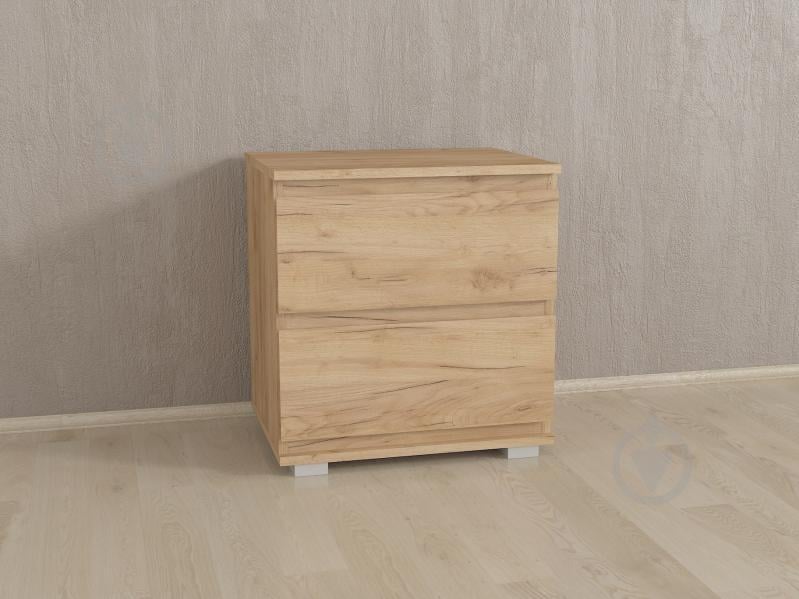 Прикроватная тумбочка Forte Alicia Ш 502 / В 535 / Г 390 Дуб крафт