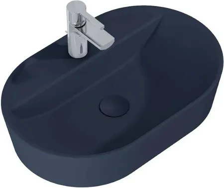 Раковина ELITA Babette 62х41 см Синій матовий (146042) - фото 9 Раковина ELITA Babette 62х41 см Синій матовий (146042) - фото 9