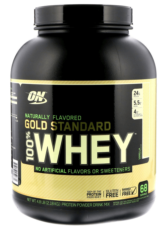Протеин 100% Natural Whey Gold Standard Strawberry 2270 г