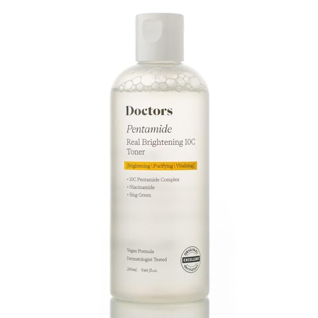 Тонер для осветления и ровного тона кожи Doctors Pentamide Real Brightening 10C Toner 280 мл