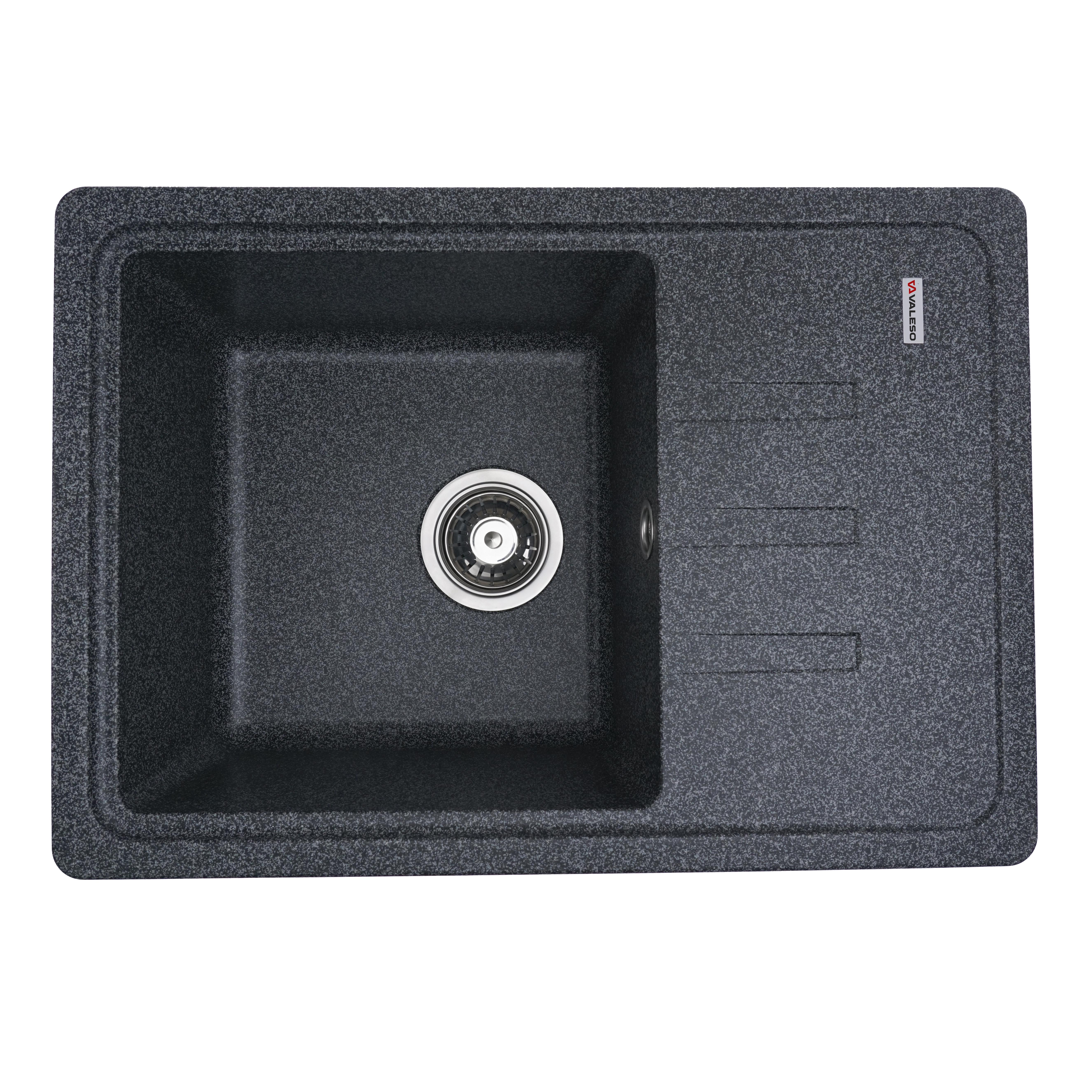 Мойка гранитная для кухни Valeso LIANA 6243 матовая Графит