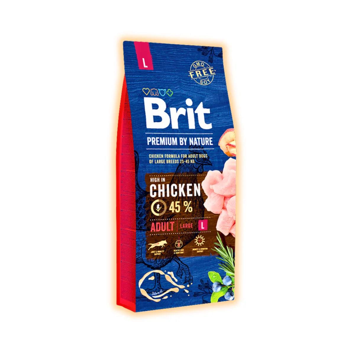 Корм сухой Brit Premium с курицей для взрослых собак больших пород 15 кг (32512133) Корм сухой Brit Premium с курицей для взрослых собак больших пород 15 кг (32512133)