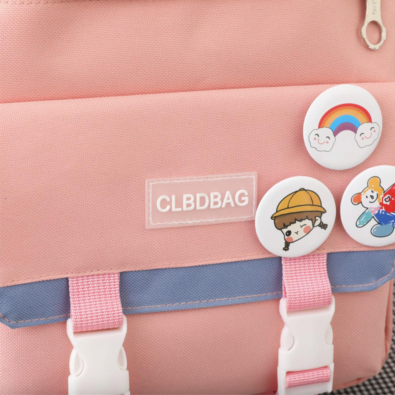 Шкільний рюкзак для дівчинки CLBD BAG 4в1 шоппер/пенал/сумочка Рожевий (DR016331) - фото 6 Шкільний рюкзак для дівчинки CLBD BAG 4в1 шоппер/пенал/сумочка Рожевий (DR016331) - фото 6