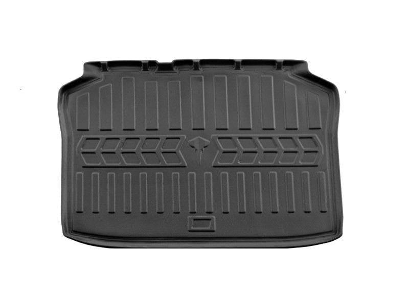 Килимок в багажник Stingray 3D для Volkswagen Polo 2001-2009 рр. Чорний (126694)