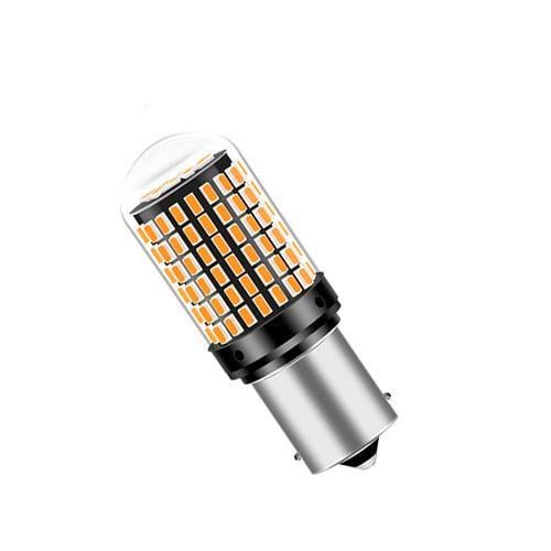 Лампа в автомобиль LED 1156 BA15S P21W 144 SMD 3014 Желтый (3190)