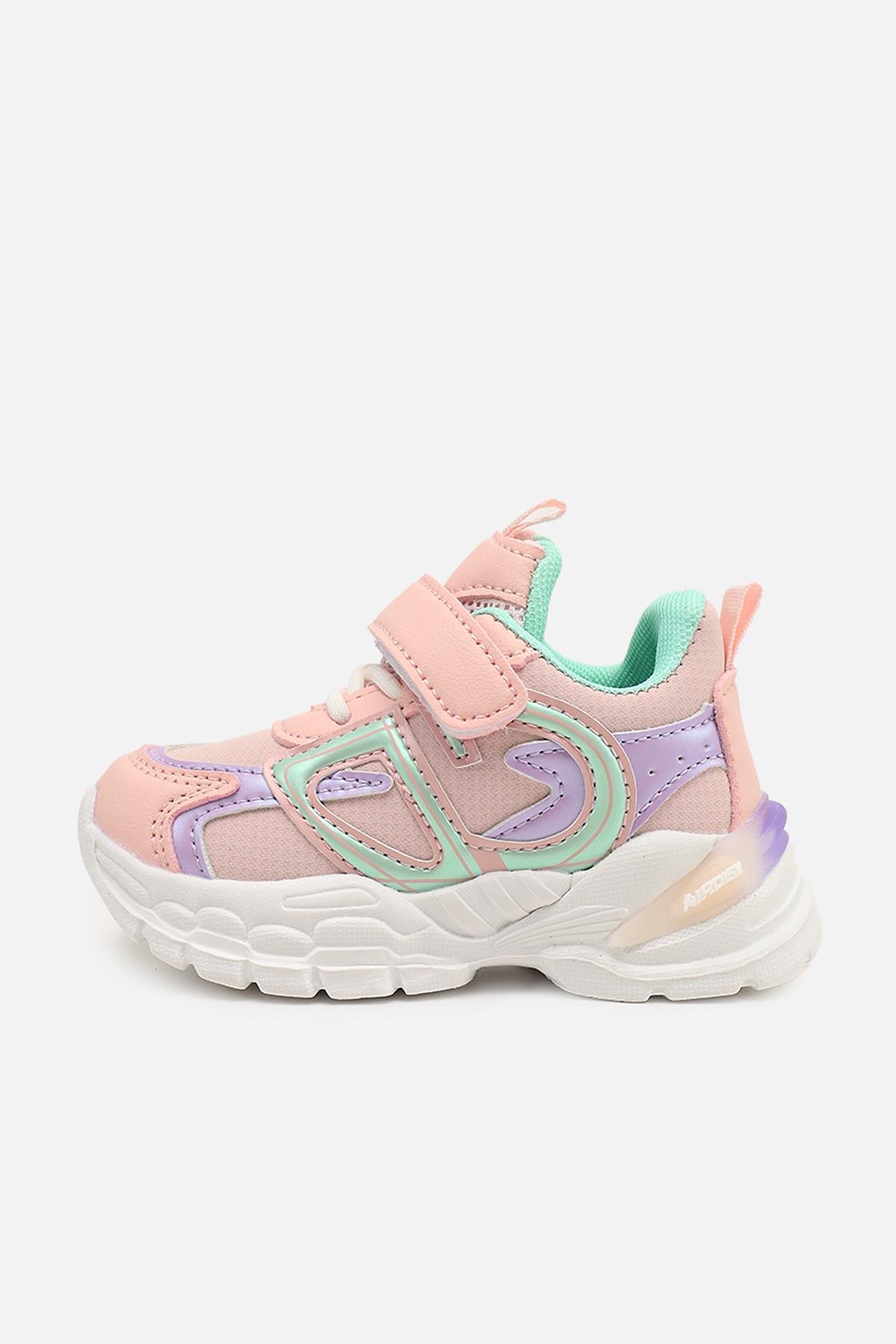 Кроссовки для девочки ЦБ-00273936 на плоской подошве р. 20 Розовый (SKT001057061) Кроссовки для девочки ЦБ-00273936 на плоской подошве р. 20 Розовый (SKT001057061)