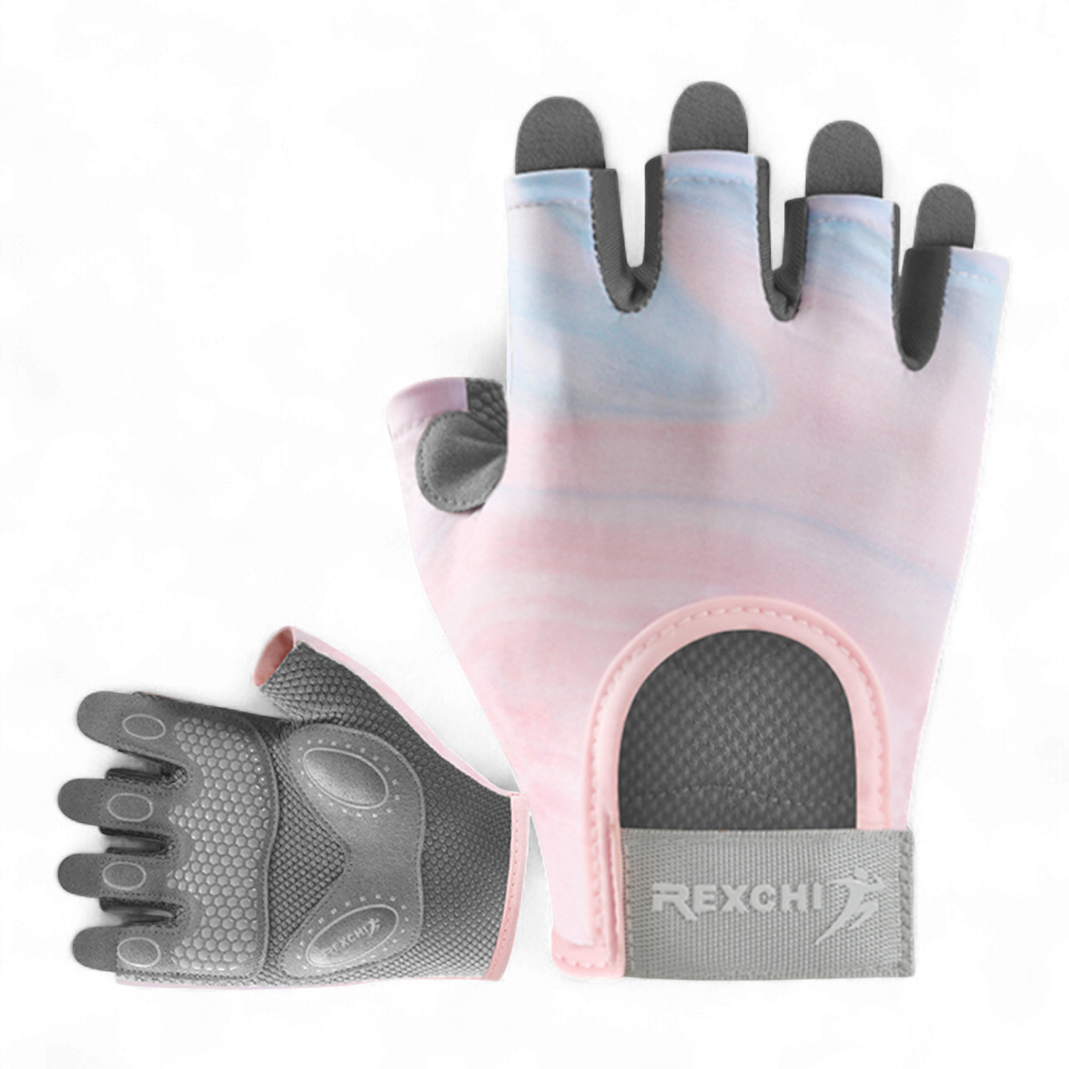 Перчатки для спорта без пальцев Univerza нескользящие дышащие эластичные Пурпурный - фото 1 Перчатки для спорта без пальцев Univerza нескользящие дышащие эластичные Пурпурный - фото 1