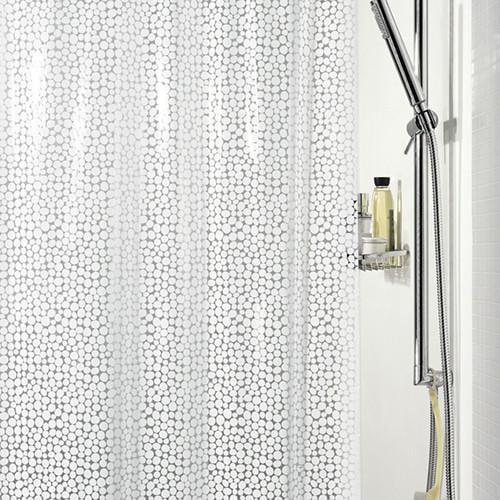 Шторка для ванной комнаты Spirella виниловая Galet 180х200 см Белый (10.13028)