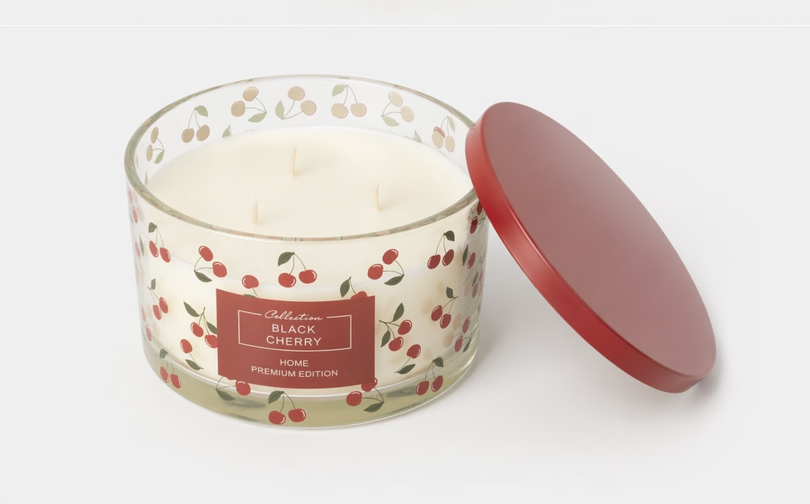 Арома свеча с крышкой Aromatherapy Home Pepco Black Cherry 2026 (34322744)