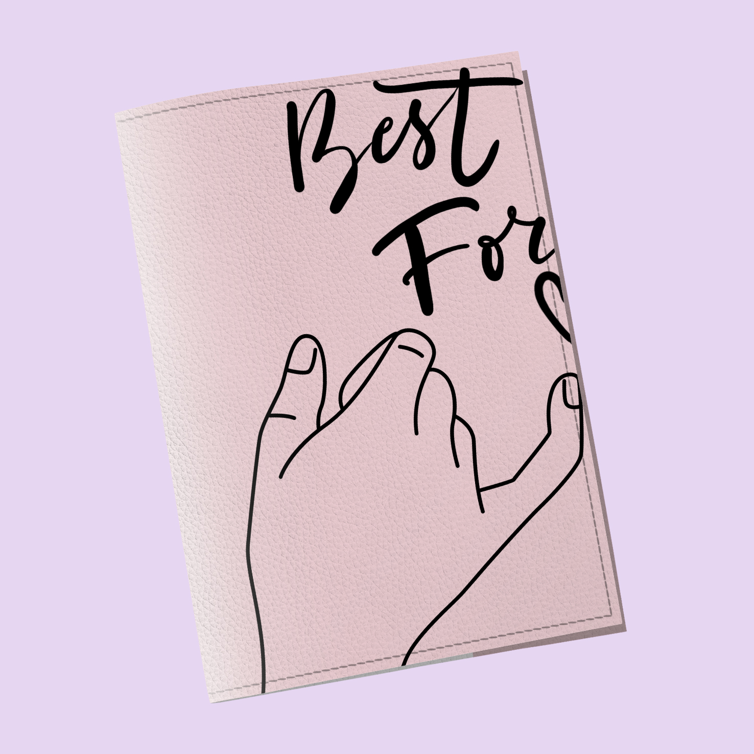 Обложка на паспорт The cover Best friends forever 9,6x13,3 см (901014)