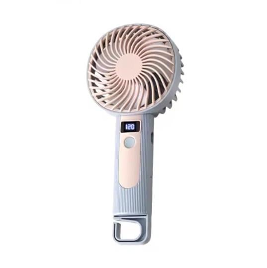 Вентилятор ручной Handheld Fan FY083 портативный с подставкой и крючком LED дисплей 120 скоростей 1 Вт (3125165237) Вентилятор ручной Handheld Fan FY083 портативный с подставкой и крючком LED дисплей 120 скоростей 1 Вт (3125165237)
