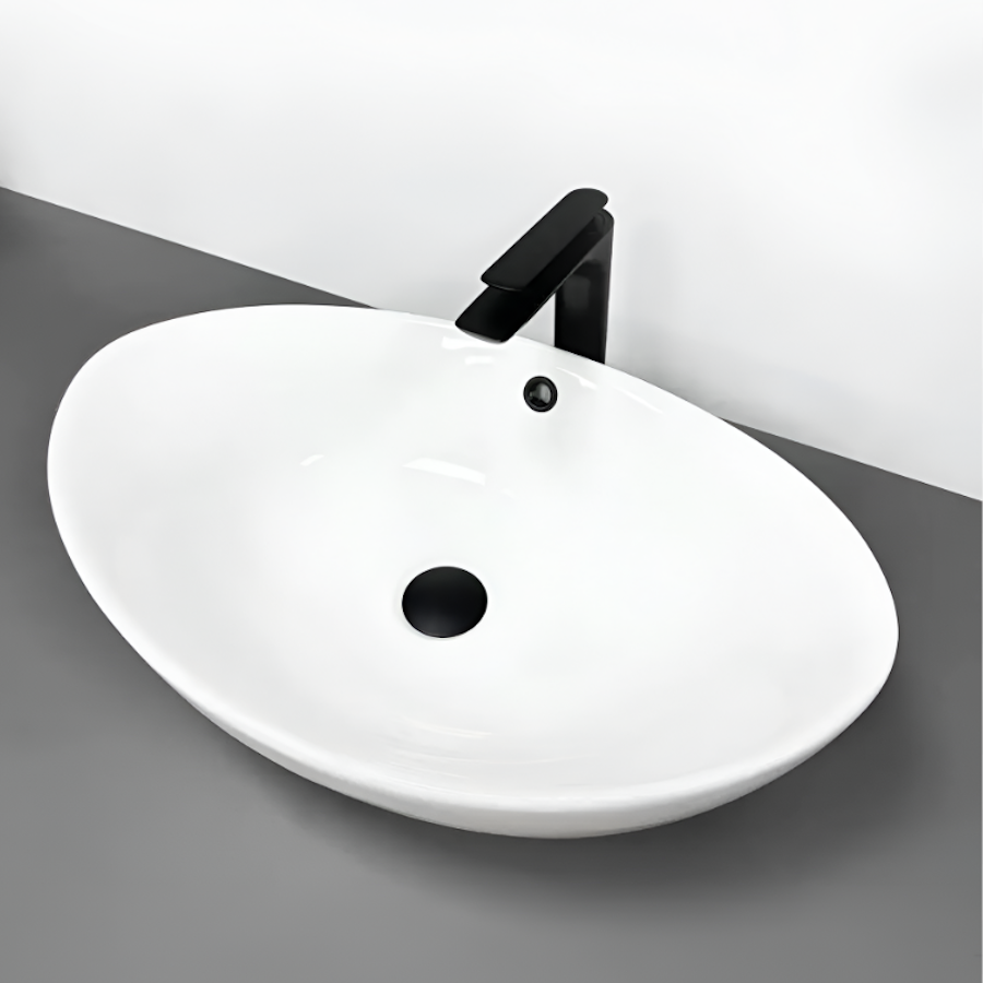 Умывальник накладной VBI Ankona овальный 595x380 мм Белый (RM-VBI-012900)