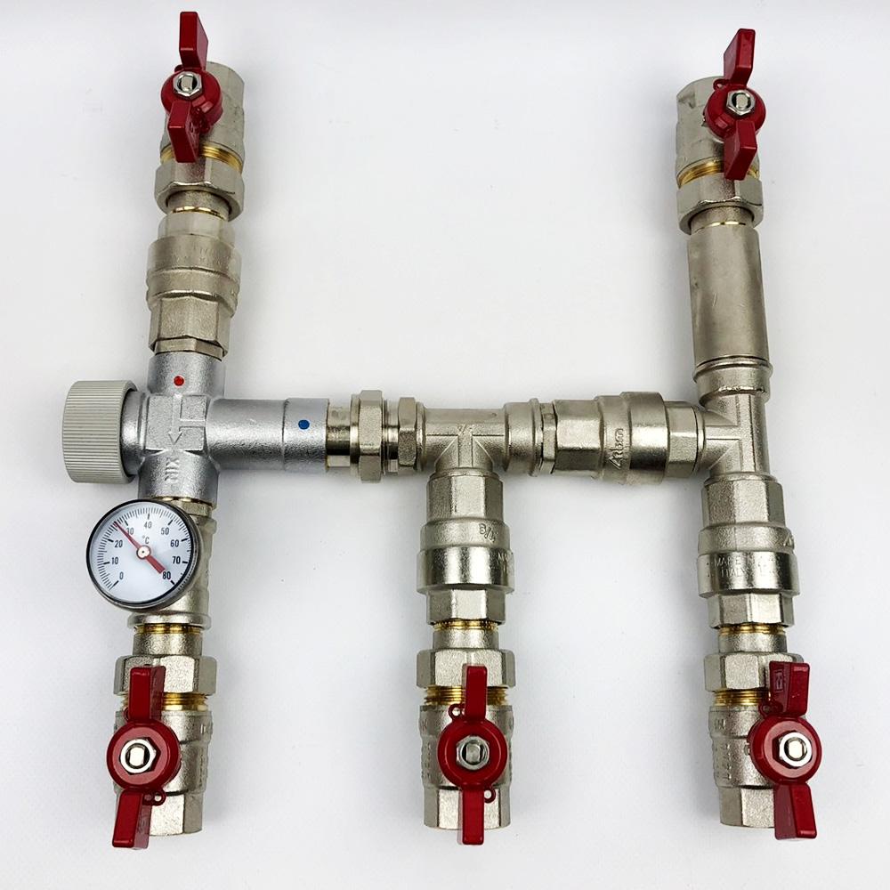 Комплект подключения DUET 8.2T MIX Boiler Series 3/4" для бойлера косвенного нагрева KVANT Комплект подключения DUET 8.2T MIX Boiler Series 3/4" для бойлера косвенного нагрева KVANT
